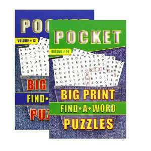    Big Print Find A Word Puzzles Book Digest Size