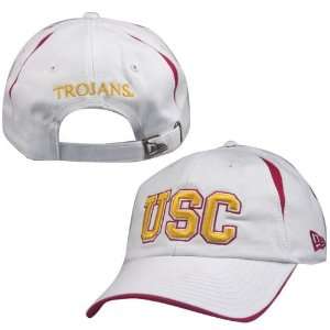  New Era USC Trojans White Seam Hat