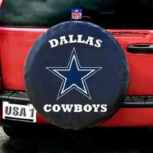  Dallas Cowboys NFL Spare Tire Cover (Black) Automotive