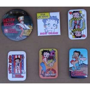   Of (6) Buttons 1993 From The Opening Of M G M Hotel & Casino Las Vegas