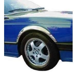 Stainless Steel Non Drilled Fender Trim with Polished Mirror Finish 