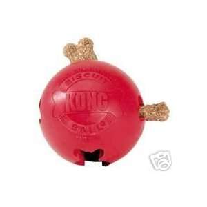  Kong 4 Biscuit Ball Red Dog Toy