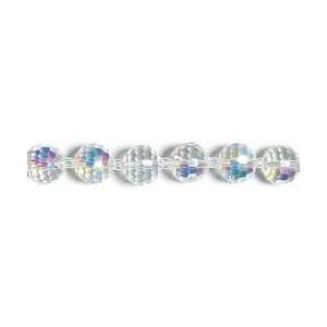 Cousin Crystazzi Crystals 8mm Global 6/Pkg Crystal Ab 3678MMG 1501; 3 