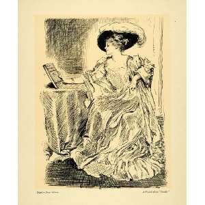  1911 Lithograph Charles Dana Gibson Friend Society Wealthy 
