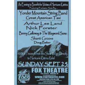  Younder Mountain String Band Boulder Concert Poster