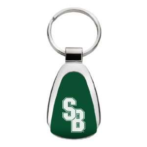  Stony Brook University   Teardrop Keychain   Green Sports 