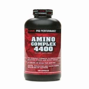  GNC Pro Performance Amino Complex 4400, Capsules, 240 ea 