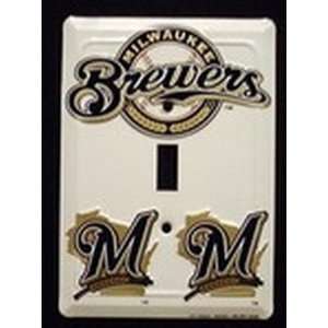   Milwaukee Brewers Light Switch Covers (single) Plates 