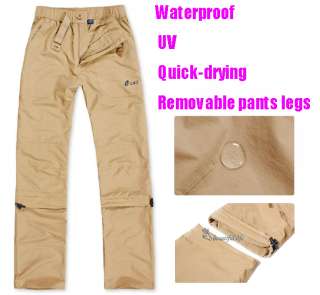 Quick drying UV Waterproof Women Pants Outdoor Sports  