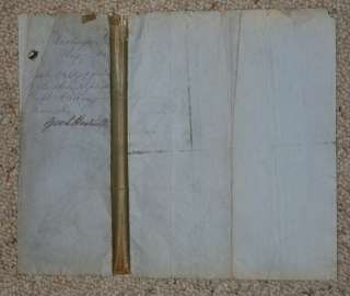 1876 Letter Signed Almon Meek & Sen. George Boutwell  