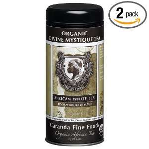 Caranda Fine Foods African White Tea, Organic Divine Mystique Tea, 2.2 