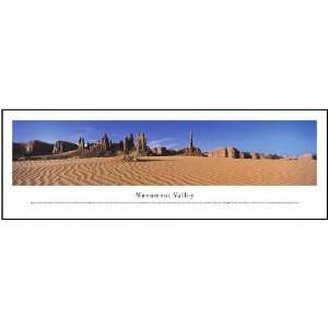 Monument Valley Panoramic View Framed Print