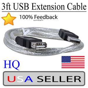 3ft USB 2.0 Extension Cable Line A Male/Female NEW Cell Charger 