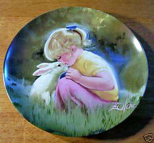 Tender Moment Collector Plate, Donald Zolan  