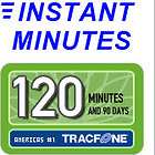 SALE TRACFONE Phone Prepaid Card Refill PIN 120 Minutes