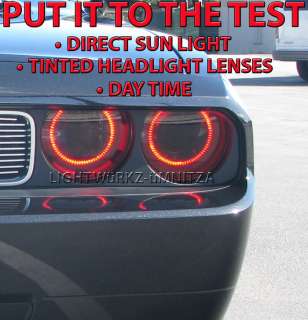 Honda Pilot 06 07 headlights ANGEL EYES demon eyes halo LED DRL HID 