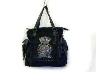 NWT Juicy Couture Pretty Day Crown Velour Ms Daydreamer Bag Purse W 