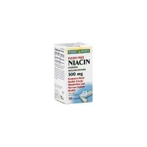  Natures Bounty  Flush Free Niacin, 500 mg, 50 capsules 