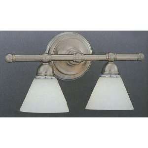    Two Light Bath Fixture With Interchangeable Rings