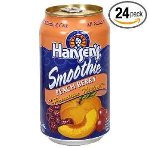 Hansens Peach Berry Smoothie, 11.5000 ounces (Pack of24)  