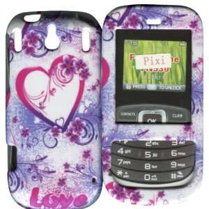  Purple Love Palm Pixi Plus only AT&T Case Cover Hard Phone 
