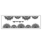Maya Road Clear Stamps DOILY BORDERS smp1558 Doilie Lace