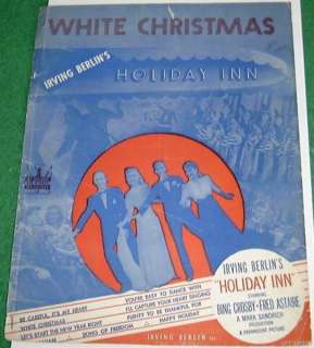 Sheet Music WHITE CHRISTMAS HOLIDAY INN IRVING BERLIN  