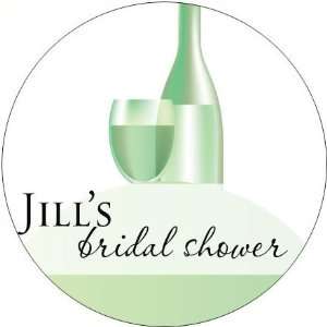 Wedding Favors Green Wine Theme Personalized Travel Candle Favors (Set 