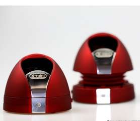 Official X Mini Store New X mini MAX II Capsule Speaker (Red)  