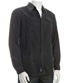   corduroy button front shirt  