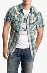 True Religion Brand Jeans Mick Plaid Woven Shirt $121.00