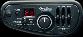 Ovation Elite 2078AX Acoustic / Electric Guitar BLACK CHERRY BURST 