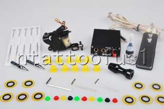 Complete Tattoo Kit Machines Color Inks Power Supply Shipping From USA 