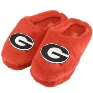    Georgia Bulldogs Red Ladies Fuzzy Slippers