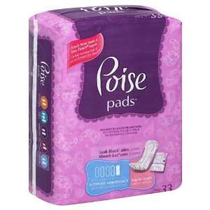  Poise Pads, Regular Length, Ultimate Absorbency 33 pads 