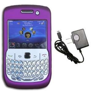 COMBO** Blackberry Curve 8500, 8510, 8520, 8530 Purple **WITH** Home 