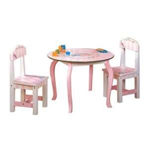  Childrens Round Table and Set of 2 Chairs Baby
