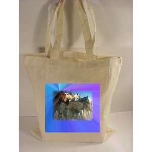  Wild Horses # 3 Tote Bag. Personalize with Your Own Photo 