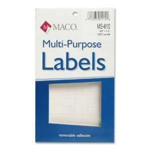  Maco MS 610 Mulitpurpose Removable Labels
