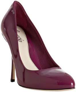 Gucci dark berry patent Sofia high heel pumps   