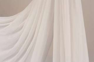 White Aerial silk / Chiffon  