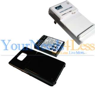 NEW 3500mAh Samsung GALAXY S 2 II i777 Extended Battery + Cover ATT AT 