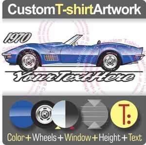 Custom T shirt for 71 72 1972 Chevy Chevrolet LT 1 427 Corvette 