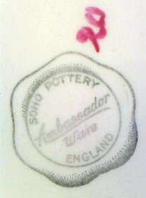 The Soho Backstamp was used c. 1930+ and an impressed Number 36 
