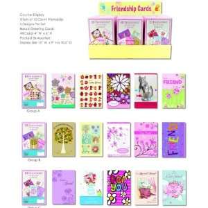  New   Friendship Boxed Cards In Counter Display Case Pack 