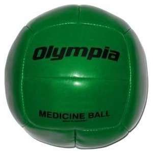  Synthetic Leather Medicine Ball   Green, 14 15 lb 