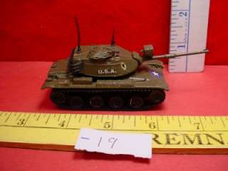 Vintage Toy Tank Vehicle #19 US M 60 A1 OD MBT ARMOR  