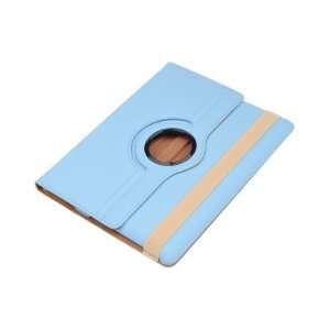  *Blue* 360 Degree Rotating Faux Leather Case Cover Skin 
