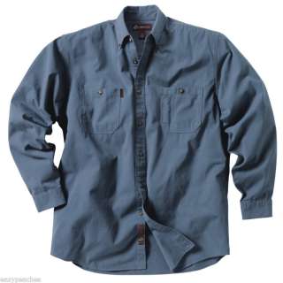   Brick NEW Mens Size S 4XL Farm Long Sleeve Button Down Work Shirt 4285