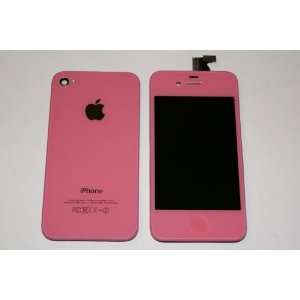  PINK iPhone 4S 4GS Full Set + Tools Front Glass Digitizer 